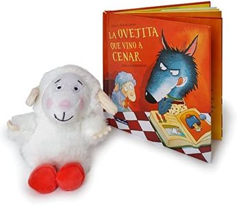 Peluche y cuento de La ovejita que vino a cenar (La ovejita que vino a cenar. Libro juguete) (Pequeñas manitas)