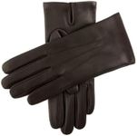 Dents Bath Cashmere Lined Leather Gloves 9.5 inches Brown
