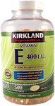 Vitamin E 400 Iu 500 Softgels Supports Healthy Immune