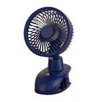 Suewow Clip on Fan with 4 Speeds, Rechargeable Desk Fan with LED Display, 90° Oscillating Mini Fan Up to 13.5H Work Time USB Operated Fan, Electric Fan for Baby Care, Outdoor Camping, RV, Bedroom