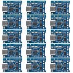 15pcs 5V 1A TP4056 Charging Module Type-C USB 18650 Lithium Battery Charger Board with Protection (Type-C USB)