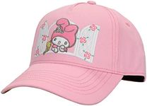 My Melody Character in Window Women's Pink Baseball Cap