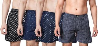 ARBB Cotton Blend Comfortable & Breathable Printed Regular Shorts/Boxer for Men, Pack of 4 (B.MGK-N.MI-N.AR-N.C-3XL)