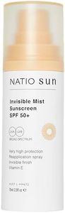 Invisible Mist Sunscreen SPF 50+ 75mls - Light Facial Sunscreen Mist for Re-application - Clear formula, 100% Invisible, Cucumber & Green Tea Fragrance - Contains Vitamin E - Vegan Friendly & Made in Australia
