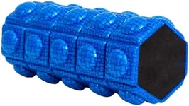 ProStretch Hexi Mini Travel Textured Foam Roller for Deep Tissue Muscle Massage and Myofascial Trigger Point Release