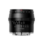 TTARTISAN 50mm F1.2 APS-C Camera Lens Large Aperture Manual Focus Fixed Lens Compatible with Fuji X Mount Camera