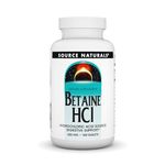 Source Naturals Betaine HCl Hydrochloric Acid Source 650 mg, 180 Tablets