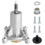 Belleone 187292 Spindle Assembly Fits for Craftsman Husqvarna Ariens Poulan Pro, 587819701 Mandrel Assembly for 42" 46" 48" 54 Deck Mower, Replace for 192870 532187281 532187292 567253301