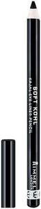 Rimmel Soft Kohl Kajal Professional Eyeliner Pencil, Intense Long-Lasting Colour, Up to 12 Hours Wear, Smudge Proof, 1.2 grams, Jet Black