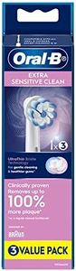 Oral-B Extra Sensitive Clean Replacement Brush Heads 3-Pieces Set