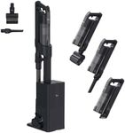 Hoover HF3 Pet Flexi Pro 440W Cordless Vacuum Cleaner Anti-Hair Wrap, 3L Auto-Empty Base, LED Screen, 60 Min Runtime, Park & Go, Double Edge Cleaning with Crevice Tool & Motorized Pet Tool [HF350PXP]