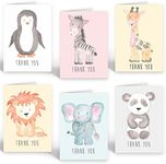 Ruby Ashley Thank You Cards Pack - Thank You Cards Multipack for Teachers, Wedding, Xmas, Business, Kids - Made in the UK, 100% Recyclable