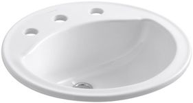 Sterling 441908-0 Modesto 19-Inch by 19-Inch by 8-Inch Round Lavatory, White
