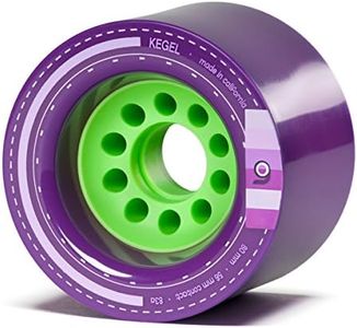 Orangatang Kegel 80 mm 80a Downhill Longboard Skateboard Cruising Wheels (Purple, Set of 4)