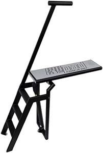 Lillipad Diving Board Pack - Black Powder Coat - Includes Board, Surface Mount, and Upgraded Textured Foam Surface (Black Powder Coat - Storm Gray)