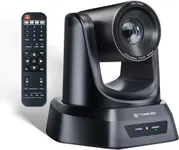 TONGVEO HDMI/USB PTZ Camera 10X Optical Zoom 60fps 1080P Video Conference Camera for Church Worship Live Streaming Meeting Online Learn with Zoom Skype OBS and More