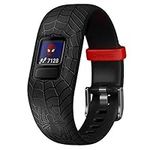 Garmin vivofit jr. 2, Kids Fitness/Activity Tracker, 1-Year Battery Life, Adjustable Band, Marvel Spider-Man, Black