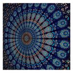 GLOBUS CHOICE INC. Blue Tapestry Wall Hanging Mandala Tapestries Indian Cotton Bedspread Picnic Bedsheet Blanket Wall Art Hippie Tapestry