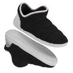 DUNLOP Mens Fleece Booties (8, Black, numeric_8)