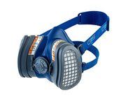 GVS SPR669 Elipse Low Profile Mask with A2P3 Filters for Organic Gases and Vapours until 5000 ppm and Dust, M/L