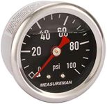 MEASUREMAN 1-1/2" Black Dial, 304 S