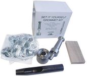 C. S. Osborne & Co. No. K232-4 "Set it Your Self" Home/ Hobby Tool and Grommet Kit - NICKEL Size 4 (MPN # 13268)