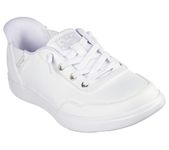 Skechers Women's Hands Free Slip-ins Bobs Skipper-Keep It Classic Sneaker, White, 8.5