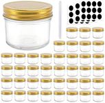 4 oz Clear Glass Jars with Lids (Go