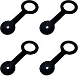 WFCYQ RV Shower Door Travel Latch Strap Fits Most Shower Doors. for Your Camper Trailer Motorhome Third Wheel Secure Shower Doors for Safe Travel Compatible with F100158276 、0273349 (4 Pack)