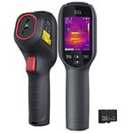 HIKMICRO E1L Compact Thermal Imaging Camera, 160 x 120 IR Resolution/19200 Pixels, 25Hz Refresh Rate, Portable Handheld Infrared Thermal Imager with Laser Pointer, -4 degree F~1022 degree F Temperature Range