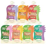 Rorosaur Baby Food - Trial Pack Combo of 7 - Ready to Eat Cereal & Porridge for Little One | Rich in Vitamins, Minerals and Protein | No Added Sugar/Salt, Preservatives - Pack of 7 (100gms each)