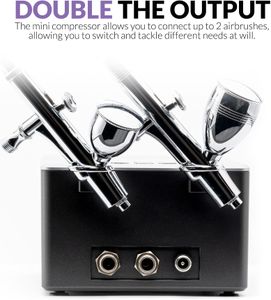 Gaahleri Airbrush Kit – GTS-06 Portable Dual-Action Airbrush Set