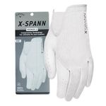 Callaway Golf 2022 Women's X Spann Glove (White, Standard Small, Worn on Right Hand)