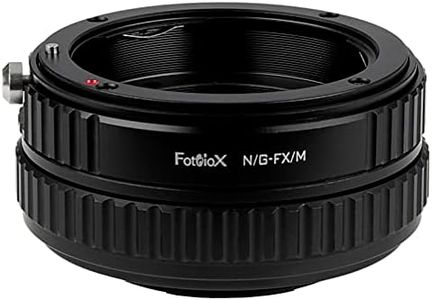 Fotodiox Lens Mount Macro Adapter Compatible with Nikon Nikkor F Mount G-Type D/SLR Lens on Fuji X-Mount Cameras
