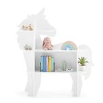 Delta Children Unicorn Bookcase - Greenguard Gold Certified, White