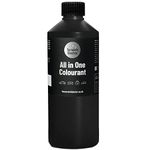 Scratch Doctor All in One Leather Colourant Self Seal Leather Dye Repair Paint for Furniture, Sofas, Car Seats (Black, 1 Litre)