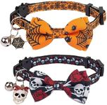 ADOGGYGO Halloween Cat Collars with