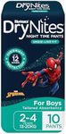 Huggies DryNites Night Time Pants for Boys 2-4 Years (13-20kg) 10 Count