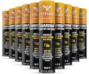 TRIAX Guardian Heavy Duty Grease with Moly, True Multi Purpose, Wheel Bearings, Shock Loaded Components, Extremely Tacky, Zero Separation (10 Pack - 14 Ounce Tubes)