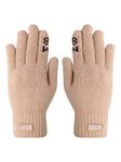 FabSeasons Acrylic Woolen solid Winter Gloves for Girls & Boys, fits for 5-8 years