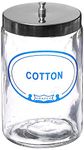 Graham-Field 3454A C Labeled Sundry Cotton Jar with Cover