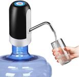 5 Gallon Water Bottle Dispenser, USB Charging Water Bottle Pump, Electric Drinking Portable Water Dispense for 2-5 Gallon, Low Noise Water Jug Dispenser,Water Bottle Switch for Kitchen Camping