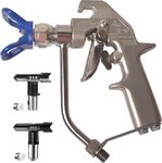 MAXAIR AIRLESS HIGH Pressure (5000PSI) Spray Gun with 517 & 315 Spray TIP & Nozzle Guard AIRLESS Pump Sprayer ACCESSORISES SPARES COMPITABLE with All TOP Brands