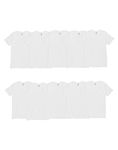 Hanes Mens ComfortSoft White Crewneck Undershirt 10-Pack, XL, White