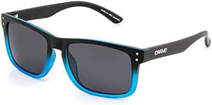 Carve Designs Unisex's Sunglasses Goblin Matte Black/Blue, Multi, One Size