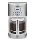 Cuisinart DCC-3200WP1 Perfectemp Coffee Maker, Stainless Steel, White