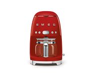 Smeg Drip Filter Coffee Machine, Red, 10 cup