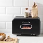 Navaris Metal Bread Box for Kitchen