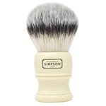 Simpsons Trafalgar T3 Synthetic Shaving Brush with Cream Handle - Suitable for Senstive Skin - Large, Easy Grip Handle