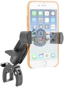iBOLT Roadvise Bizmount Clamp Heavy Duty Handlebar/Post/Pole mount for Motorcycles, Carts, Wheelchairs, Gym Equipment, Golf Carts, off roading vehicles, Etc. For all phones 2 to 4 inches wide